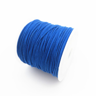 手搓棉线18股20米花色DIY项链饰品配件多色缎染线绳端午节包粽子