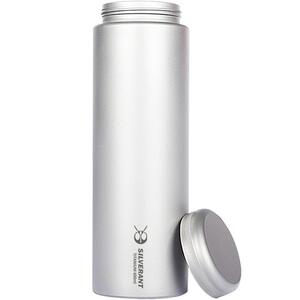 Silverant银蚁纯钛水杯单层宽口户外运动钛水壶旅行便携车载杯子