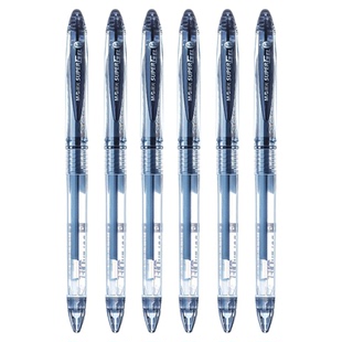 晨光中性笔速干墨水碳素笔全针管头0.38mm极细线幅黑色学生用学习办公商务文具水笔拔帽款考试专用官方旗舰店