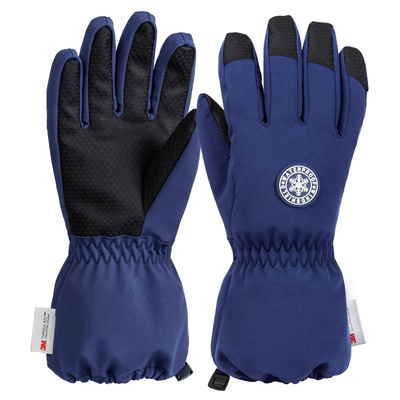 儿童滑雪手套冬加绒保暖户外骑行