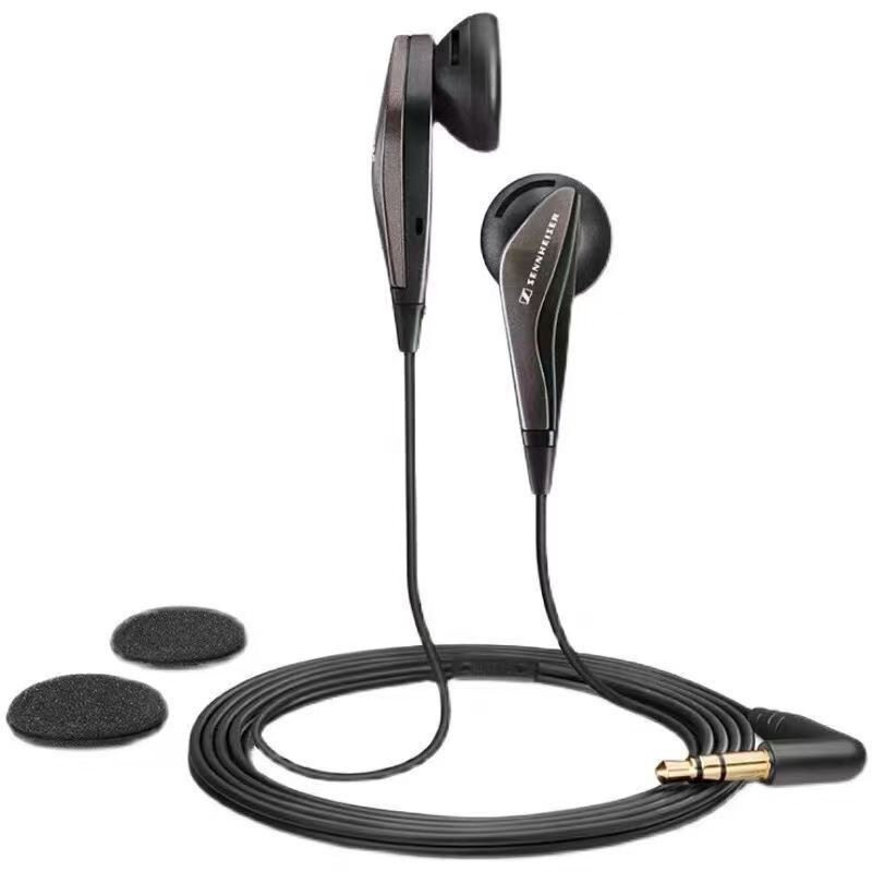 MX375原装半入耳式带麦耳机平头插线控耳塞重低音手机通用3.5mm