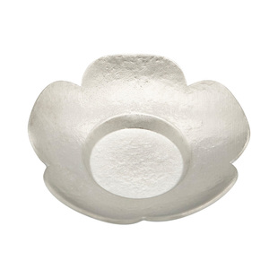 手工纯锡制樱花茶杯垫梅花桃花瓣杯托金属隔热垫花朵茶碟高档茶配