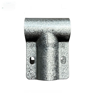 高镀锌防锈温室大棚配件加厚T型鸭嘴卡斜嘴卡固定连接丁字卡三通