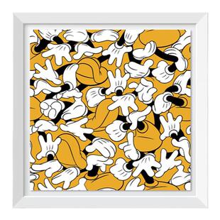 SUNDAY HOME迪士尼正版家居装饰画原创艺术品Mickey's  hands版画