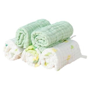 gb好孩子婴儿纯棉纱布方巾围嘴儿童宝宝口水巾手帕小方巾洗脸毛巾