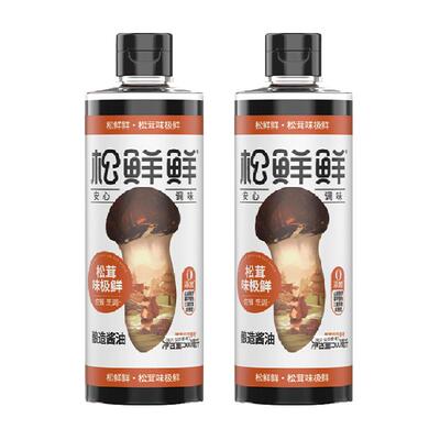 松鲜鲜松茸味极鲜500ml×2瓶