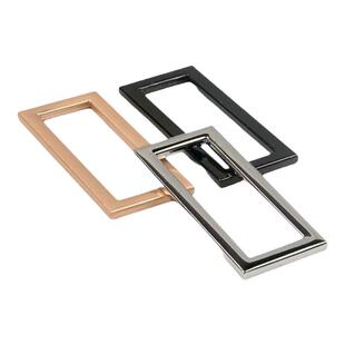 金属长方形口字二档扣女衣服大衣风衣包包腰带固定可调节纽扣扣子