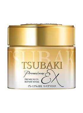 日本进口TSUBAKI丝蓓绮0秒发膜金罐180g修护滋润精华护理液旗舰店