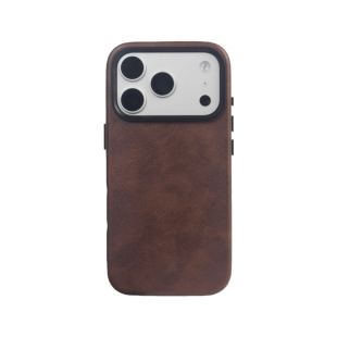 URBAN CASE 复古疯马皮［新版］拍摄按键款磁吸适用于iPhone17PROMAX手机壳苹果17pro皮料保护套防指纹商务风