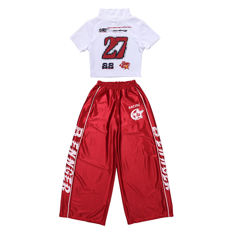 儿童爵士舞服装女孩jazz练功服