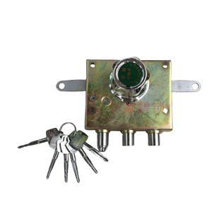 老式防盗门自动锁航鹰 碰锁 铁门锁体带锁 十字锁升级自动锁