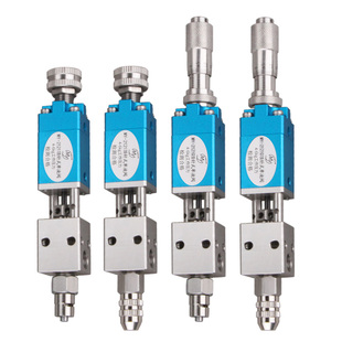 MY2121高精密不锈钢点胶阀顶针式高精度点胶机气动小流量UV胶涂胶