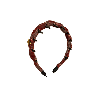 新年跨年金标小马红色发箍女高颅顶带齿头箍高级感洋气时尚头饰