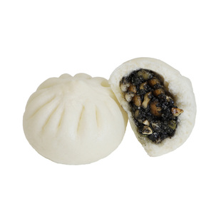 【信华食品芝麻糖包50gx6个/包】早餐坚果包黑芝麻甜包港式茶点