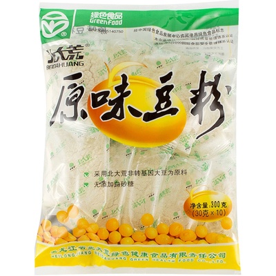北大荒原味300g袋装速溶冲饮豆粉