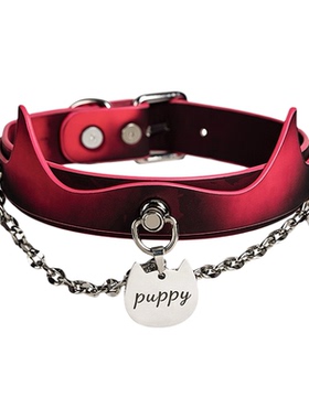 温感变色choker项圈小骨头吊坠