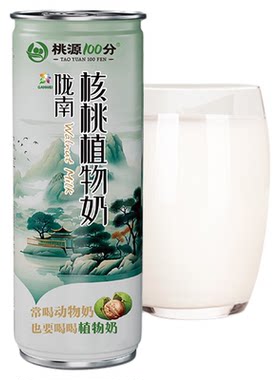桃源100分植选核桃植物奶礼盒