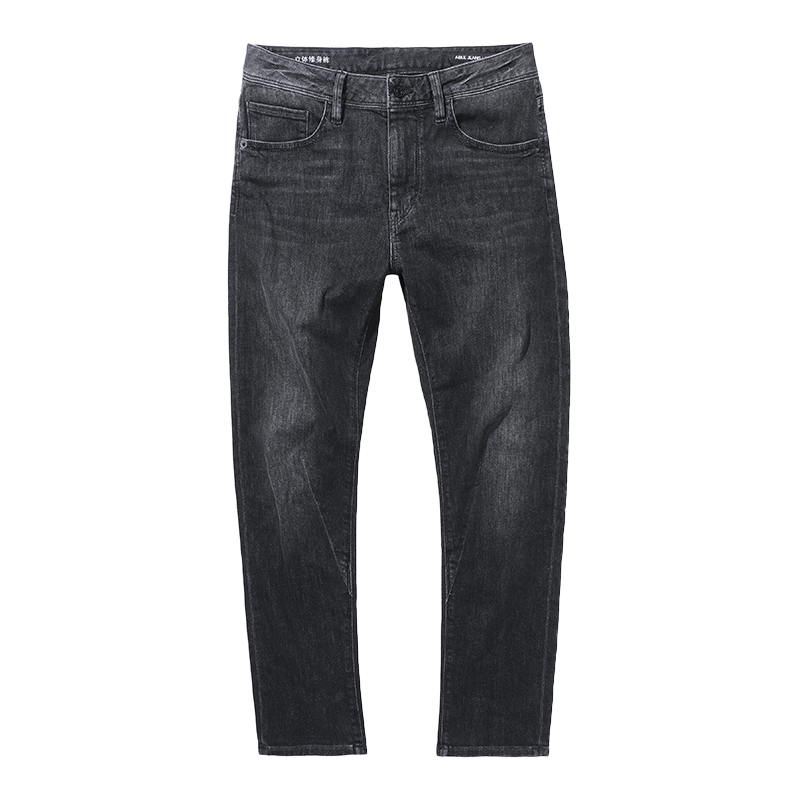 ABLE JEANS【立體修身褲】夏季新款男士修身小腳牛仔褲