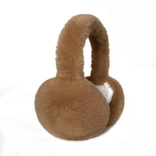 jennie同款驼色毛绒耳罩冬季新款保暖可爱防冻防寒耳套耳捂耳暖女