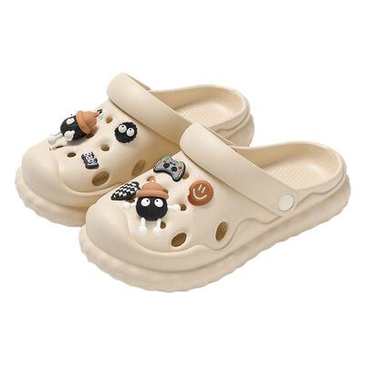 百慕倾臣踩屎感洞洞鞋女款外穿