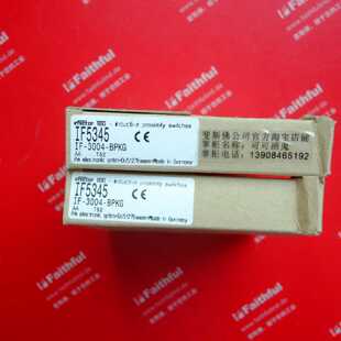 议价IFM IF5345 易福门全新电感式传感器 IF-3004-BPKG