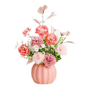 北欧小清新假花仿真花摆件家居客厅摆设餐桌花摆花高级感逼真花艺