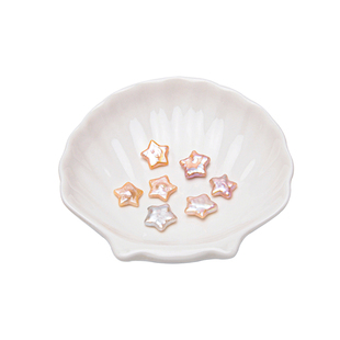 天然淡水珍珠蚌五角星活蚌珍珠自开河蚌活体异形珍珠diy珍珠材料