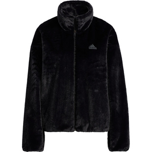 Adidas/阿迪达斯官方冬季新款女子人造毛皮运动外套HM7105