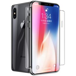 Newyu适用iPhoneX钢化膜XR苹果XS手机XsMax全屏覆盖iPhone水凝蓝光xmax高清mas防指纹ipone屏保ip保护X贴s膜