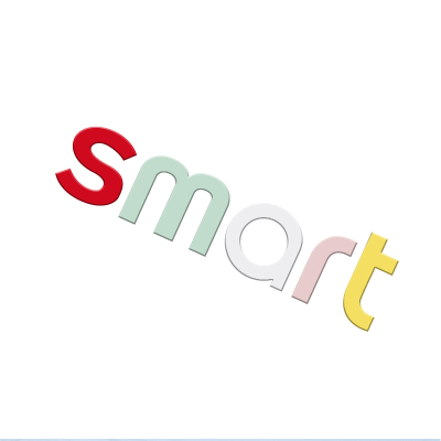 smart车标贴前后字母改色装饰贴