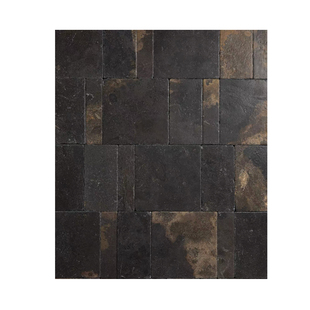 佛山天然石材钛黑金莱姆石混装古堡民宿别墅酒店商铺阳台户外地砖