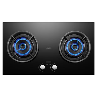 [新品]名气天然气燃气灶定时煤气灶双灶家用液化气老板出品6051B