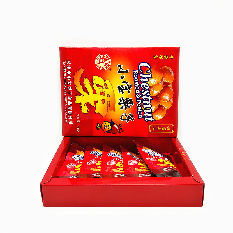 天津特产小宝栗子甘栗仁礼盒