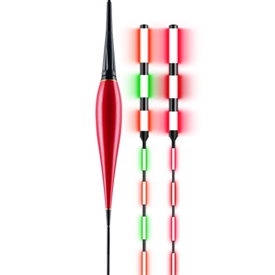 超亮三目加粗咬钩变色夜光漂