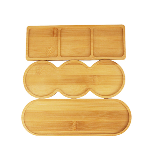 长方竹制杯垫长椭圆隔热垫家用茶具垫子功夫茶具一壶二杯长竹垫