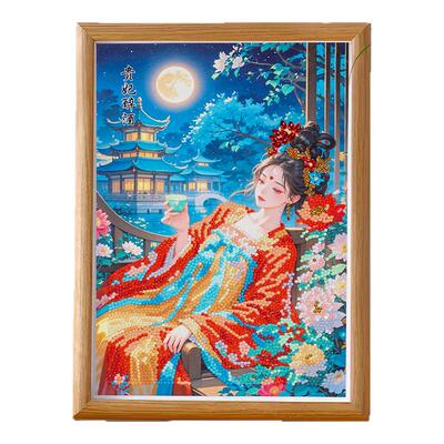 蒂彩钻石画昭君出塞古风美女