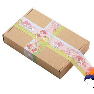 可爱卡通美乐迪封箱胶带高粘彩色印花快递打包胶纸装饰封口宽胶布