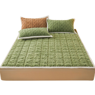 2025新款塔芙绒学生宿舍牛奶绒床垫学校上下铺床铺单加厚保暖褥子