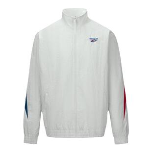 Reebok锐步官方26年新款男女复古休闲时尚撞色LOGO梭织夹克外套
