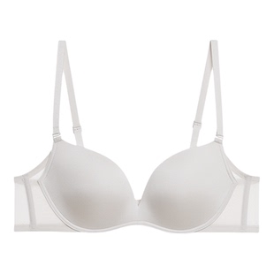 爱慕26春夏面膜文胸内衣女3/4软托中厚模杯光面大小文胸AM11C821