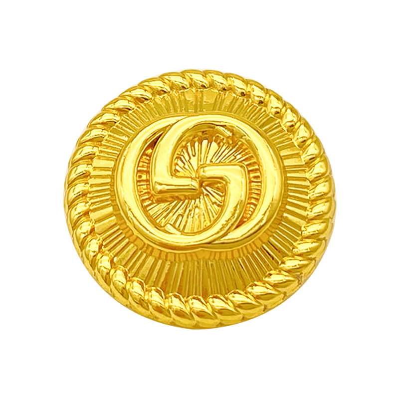 高档G家金属纽扣大衣扣子