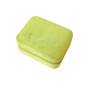 首饰盒绒布新款小型网红便携收纳