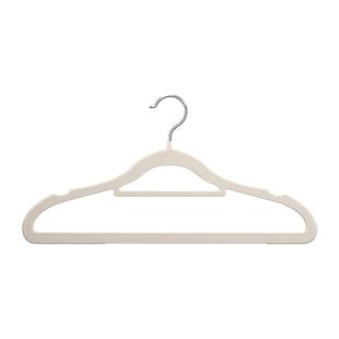 无痕防滑植绒衣架家用绒布整理师专用衣服布艺挂衣晾晒架大衣挂架