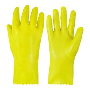 春蕾028棉毛浸塑手套耐磨防水耐弱酸碱防毒防污耐油化工劳保手套