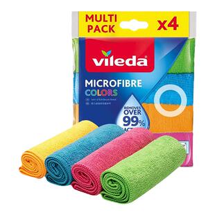 德国vileda微力达厨房抹布不易沾油洗碗布清洁吸水毛巾去油