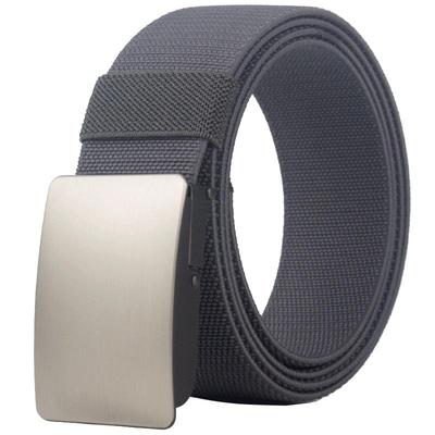 男士松紧弹力腰带加厚编织帆布皮带男年轻人百搭休闲工装牛仔裤带