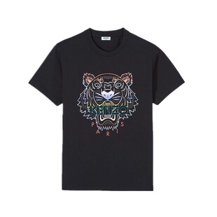 现货法国巴黎 KENZO 2020年秋冬新品印花大虎头短袖T恤圆领男款