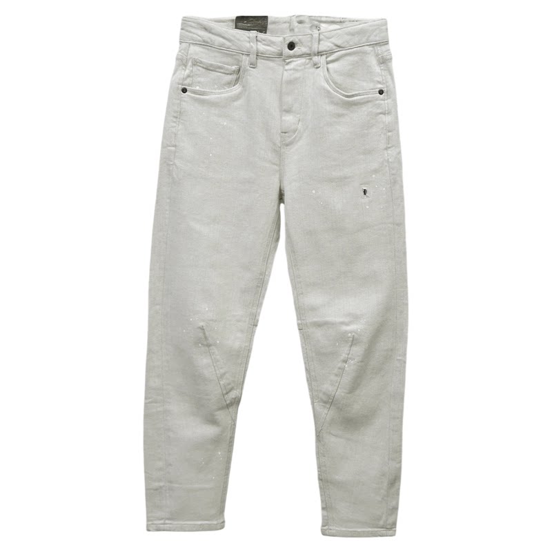 ABLEJEANS牛仔裤女白牛锥型裤
