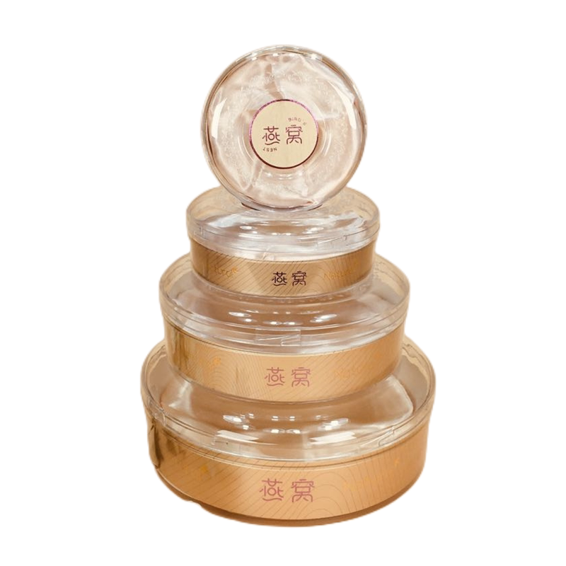 新款燕窝包装盒透明圆盒