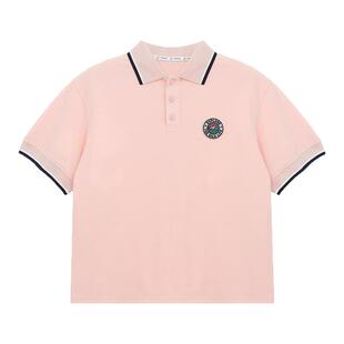 派町童装男童T恤2025夏季新款大童学院风POLO衫儿童休闲韩版上衣